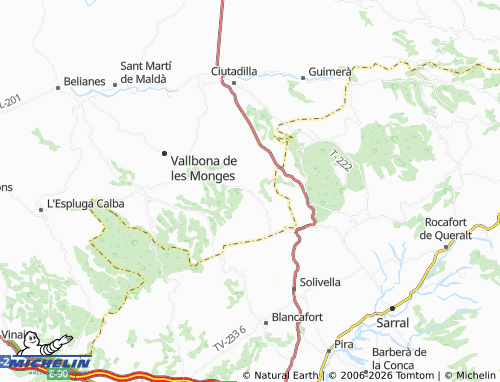 MICHELIN Rocallaura map - ViaMichelin