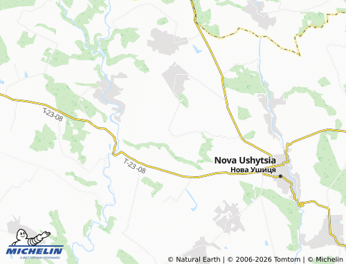 MICHELIN Hlybochok map - ViaMichelin