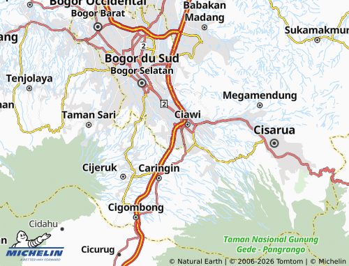 Carte MICHELIN Bojong Kerta - ViaMichelin