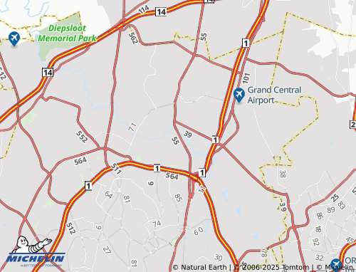 MICHELIN Plooysville Agricultural Holdings map - ViaMichelin