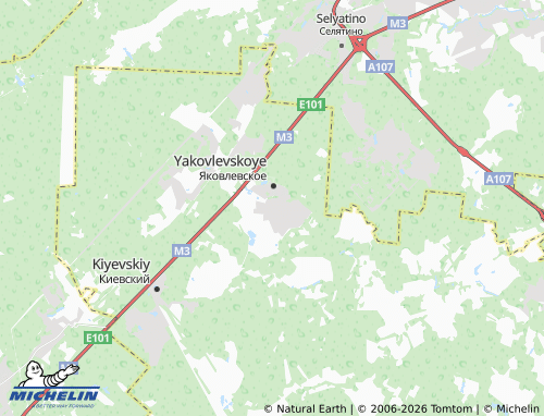 Carte MICHELIN Kuznetsovo - ViaMichelin