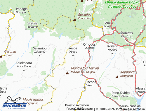 Carte MICHELIN Arsos - ViaMichelin