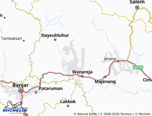Carte MICHELIN Majingklak - ViaMichelin
