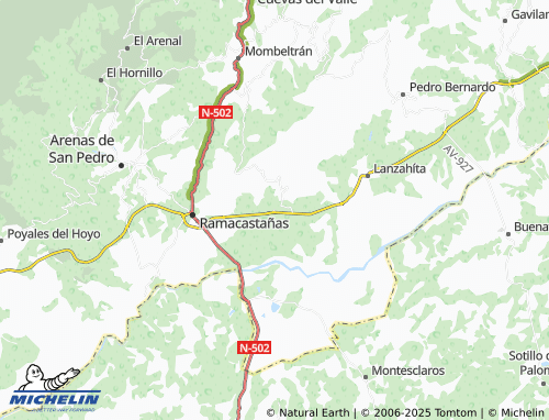 MICHELIN-Landkarte La Higuera - ViaMichelin