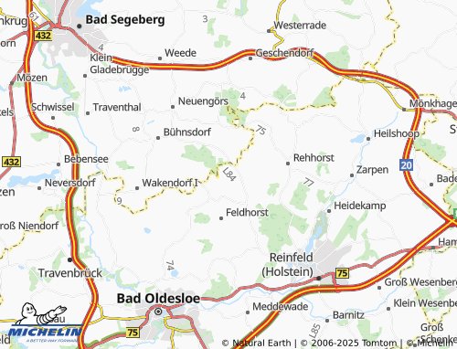 MICHELIN Altenweide map - ViaMichelin