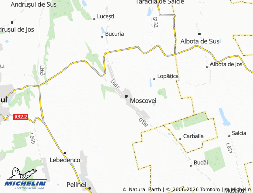 Mapa MICHELIN Moscovei - ViaMichelin