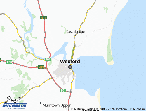 Kaart MICHELIN Ardcavan - ViaMichelin