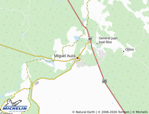 MICHELIN Las Minas map - ViaMichelin