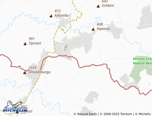 MICHELIN Dumisa map - ViaMichelin