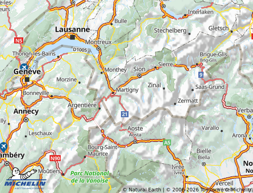 Mapa MICHELIN Entremont - ViaMichelin