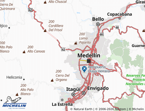 Carte MICHELIN El Socorro - ViaMichelin