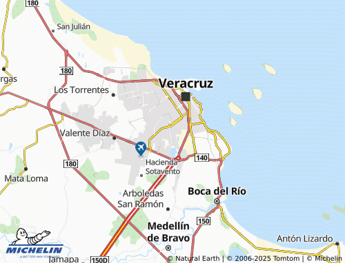 Carte MICHELIN Lagos, Los Lagos - ViaMichelin