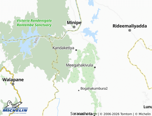 MICHELIN-Landkarte Kirivehera - ViaMichelin