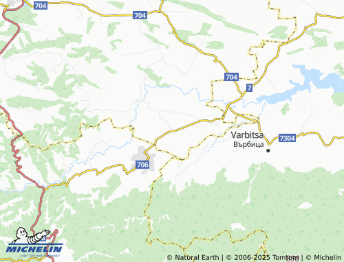 MICHELIN Zvezditsa map - ViaMichelin
