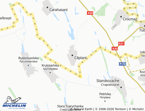 MICHELIN Căplani map - ViaMichelin