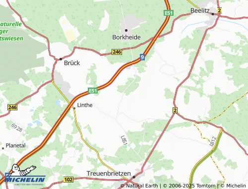 MICHELIN Deutsch Bork map - ViaMichelin