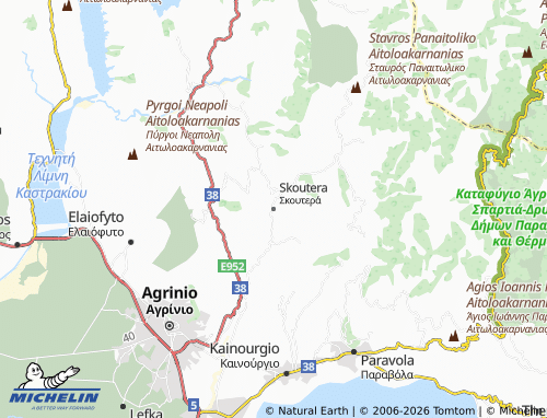MICHELIN Skoutera map - ViaMichelin