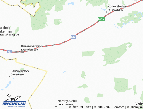 MICHELIN-Landkarte Usayevo SNT - ViaMichelin