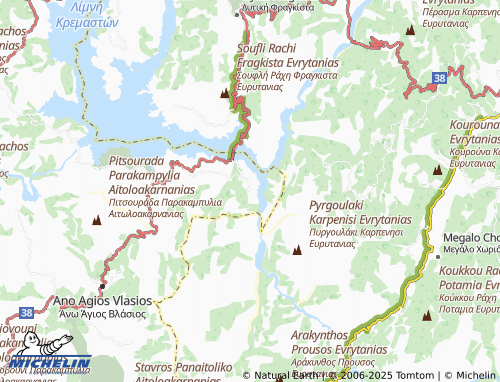 Carte MICHELIN Agalianos - ViaMichelin