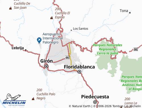 Mapa MICHELIN Quebrada La Iglesia - ViaMichelin