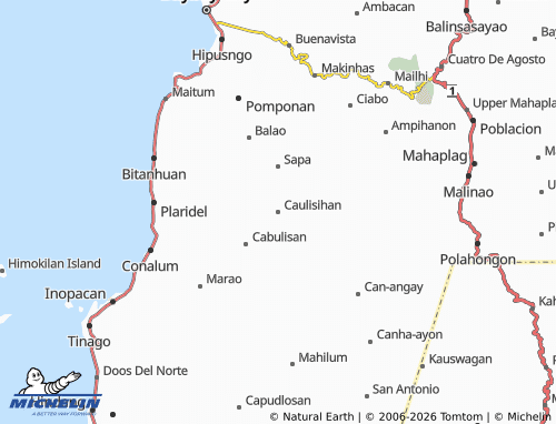 MICHELIN Caulisihan map - ViaMichelin