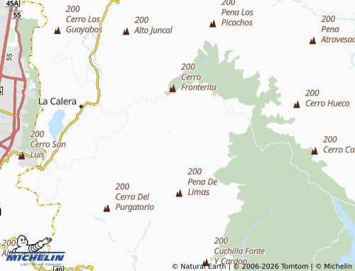 Carte MICHELIN El Manzano - ViaMichelin