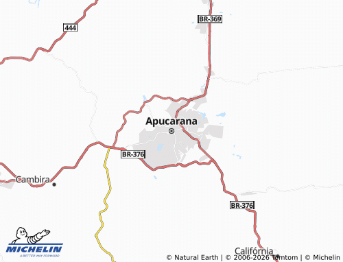 Mapa MICHELIN Apucarana - ViaMichelin