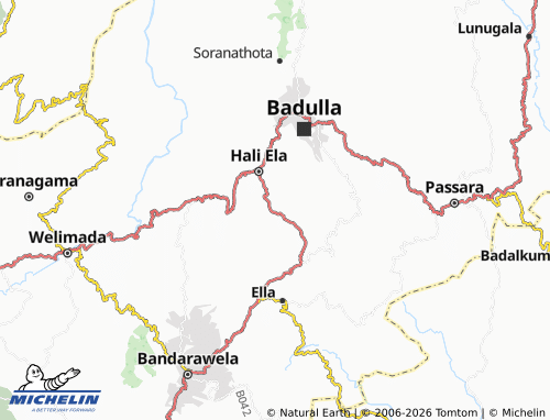 Mapa MICHELIN Uduwara - ViaMichelin