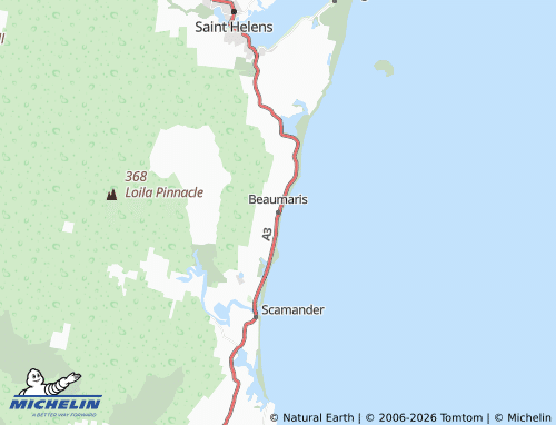 MICHELIN-Landkarte Beaumaris - ViaMichelin