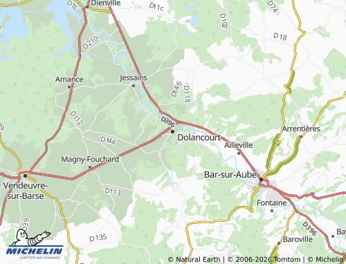 Kaart MICHELIN Dolancourt - ViaMichelin