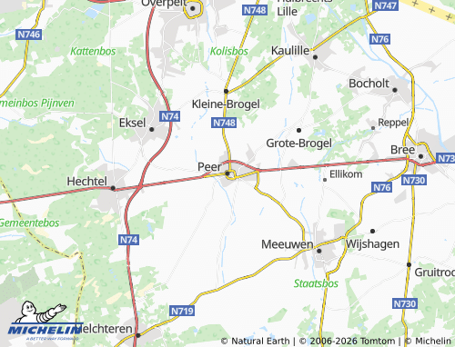 MICHELIN Peer map - ViaMichelin