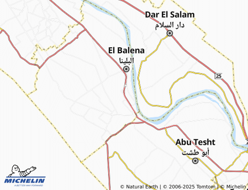 Mapa MICHELIN al-Qantarah - ViaMichelin