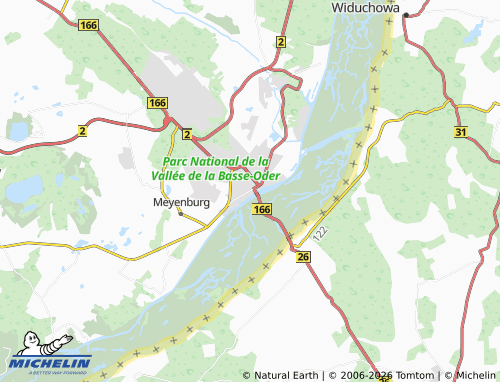 MICHELIN Schwedt/Oder map - ViaMichelin