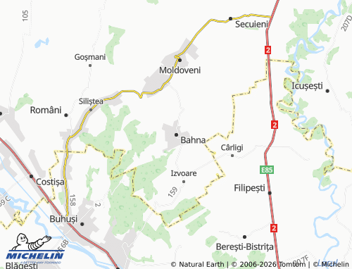 Mappa MICHELIN Bahna - ViaMichelin