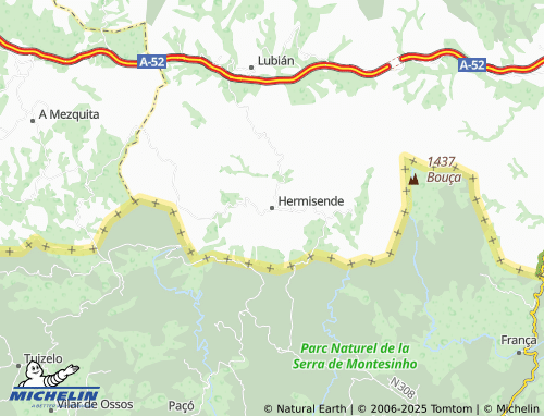 Kaart MICHELIN Hermisende - ViaMichelin