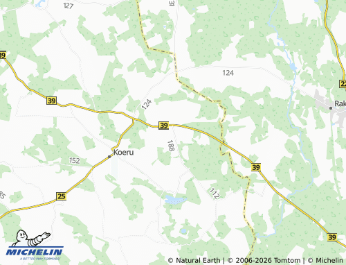 MICHELIN-Landkarte Vahuküla - ViaMichelin