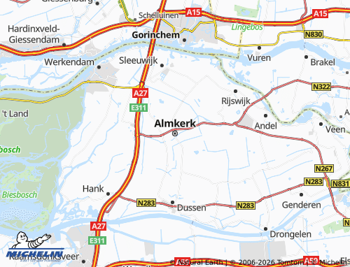 MICHELIN Almkerk map - ViaMichelin