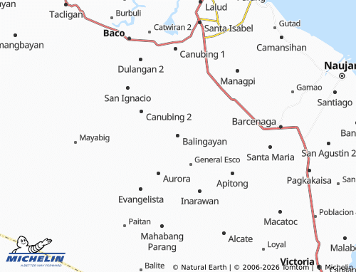 Mappa MICHELIN Balingayan - ViaMichelin