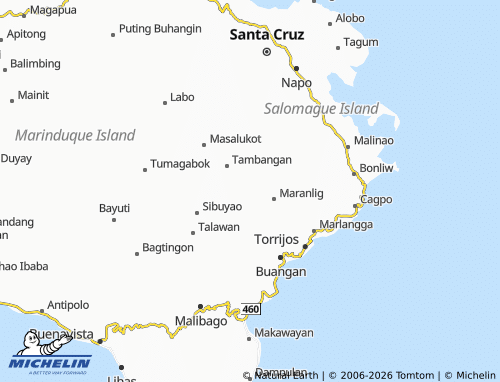 MICHELIN Nangka map - ViaMichelin
