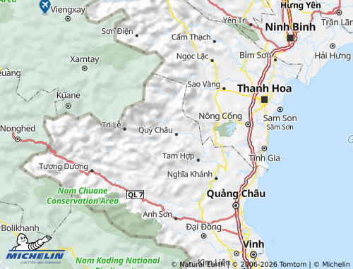 Mapa MICHELIN Quỳ Châu - ViaMichelin