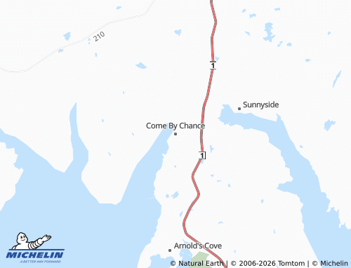 Mappa MICHELIN Come By Chance - ViaMichelin