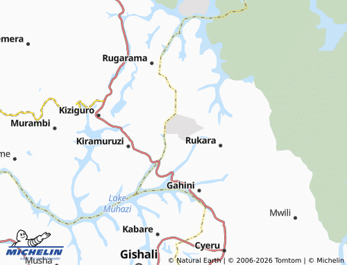 MICHELIN-Landkarte Rwimishinya - ViaMichelin