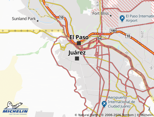 Mappa MICHELIN Juarez - ViaMichelin