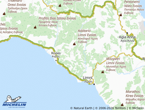 Carte MICHELIN Damia - ViaMichelin