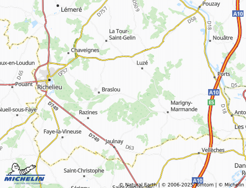 MICHELIN Le Chêne map - ViaMichelin