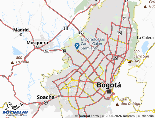Carte MICHELIN La Giralda - ViaMichelin