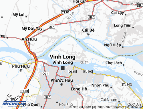 MICHELIN-Landkarte Bình Hòa Phước - ViaMichelin