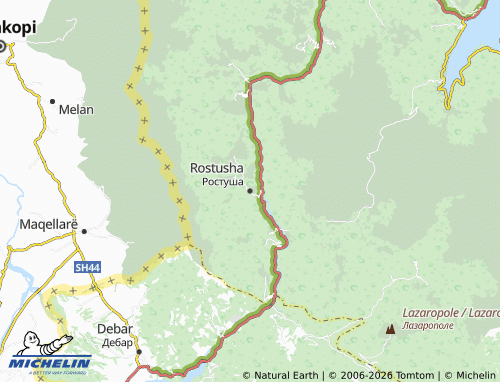 Mapa MICHELIN Rostusha - ViaMichelin