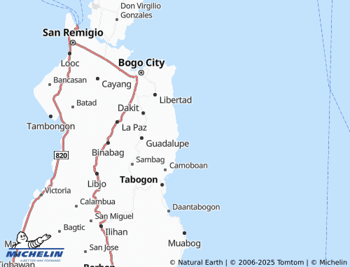 MICHELIN Odlot map - ViaMichelin