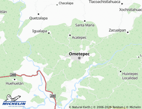 MICHELIN Polvorín map - ViaMichelin